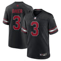 Budda Baker Arizona Cardinals Game Jersey - Black | Stitched Football Jersey TJS2386