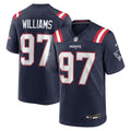 Milton Williams New England Patriots Game Player Jersey - Navy | Stitched Football Jersey TJS2464