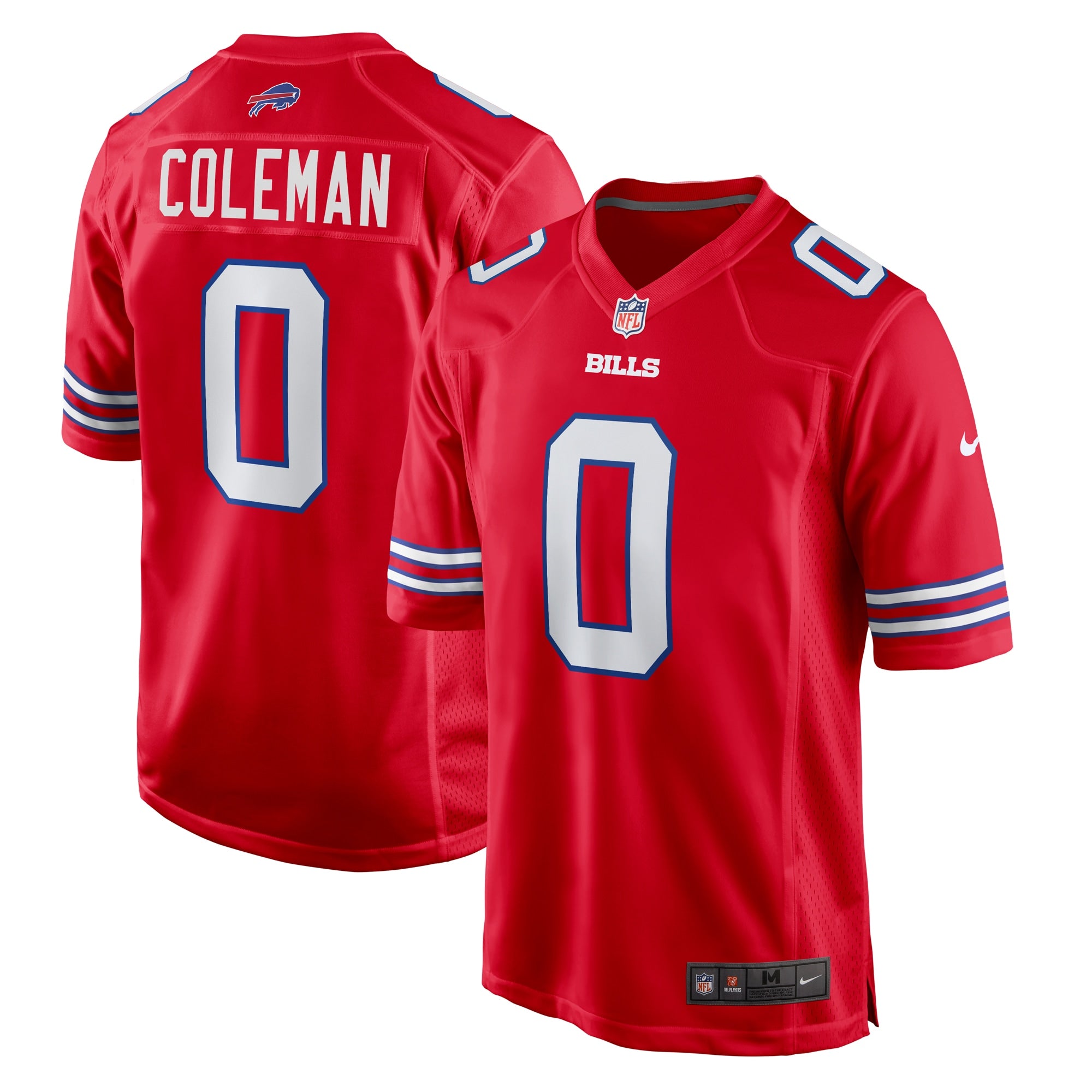 Keon Coleman Buffalo Bills Alternate Game Jersey - Red | Stitched Football Jersey TJS2430