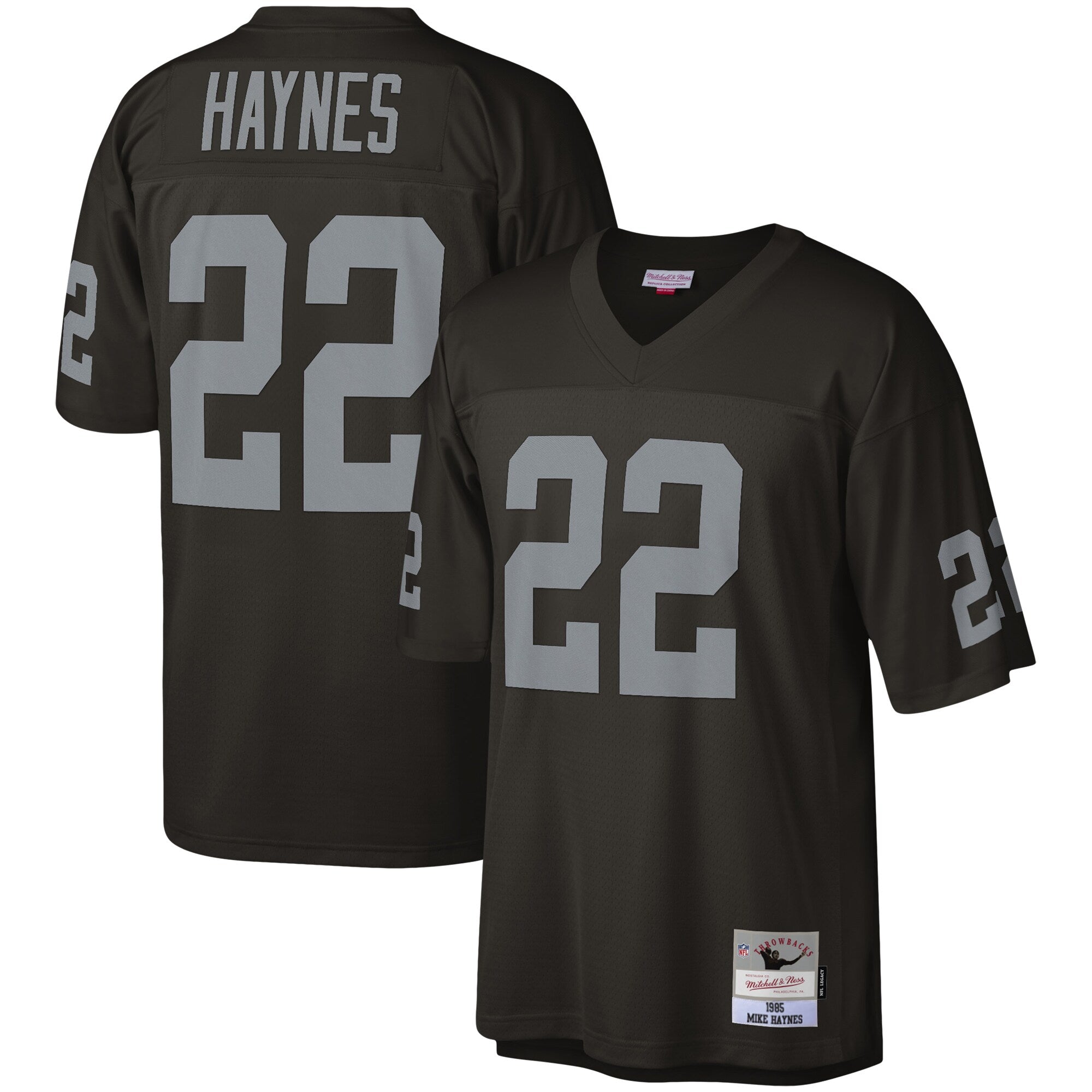 Mike Haynes Las Vegas Raiders M & N Legacy Replica Jersey - Black | Stitched Football Jersey TJS2435