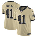 Alvin Kamara New Orleans Saints Gameday Golds Alternate Vapor F.U.S.E. Limited Jersey - Gold | Stitched Football Jersey TJS2300