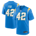 Tucker Fisk Los Angeles Chargers Team Game Jersey - Powder Blue | Stitched Football Jersey TJS1900