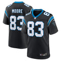 David Moore Carolina Panthers Game Jersey - Black | Stitched Football Jersey TJS2385