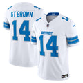 Amon-Ra St. Brown Detroit Lions Vapor F.U.S.E. Limited Jersey - White | Stitched Football Jersey TJS2291