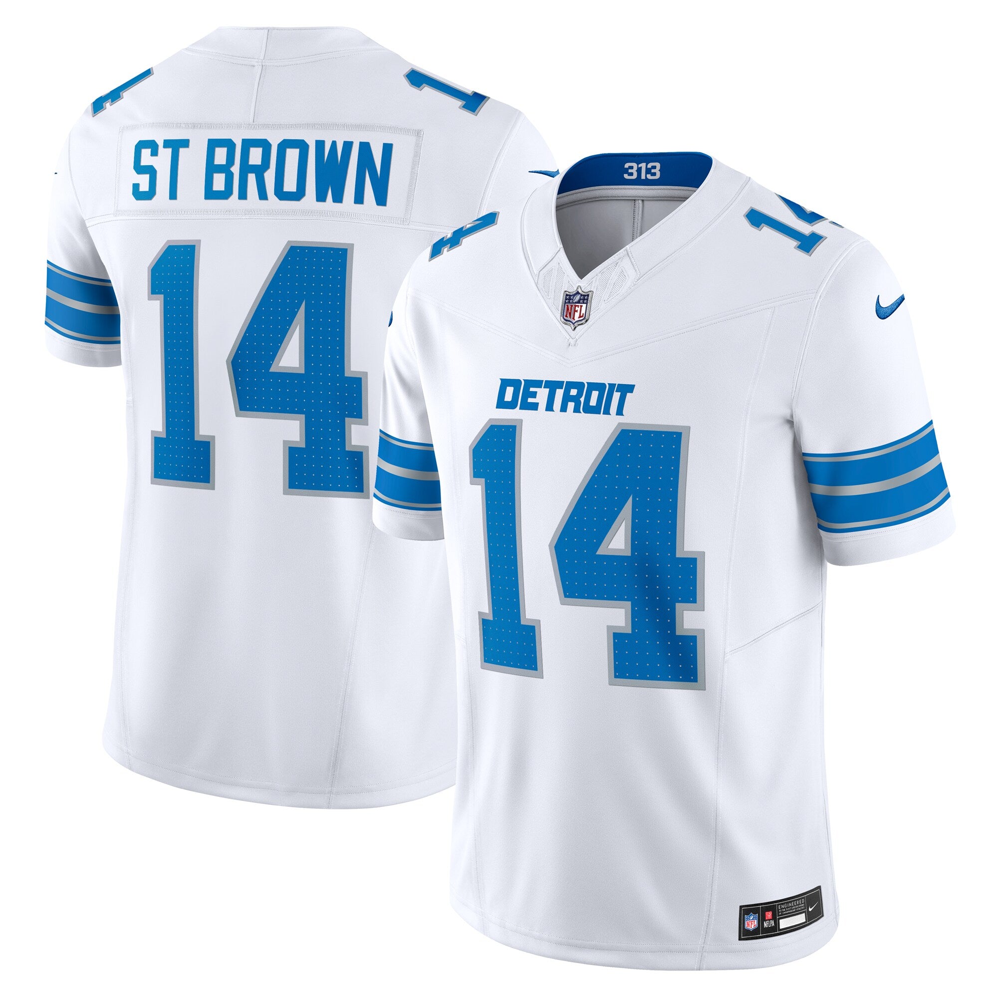 Amon-Ra St. Brown Detroit Lions Vapor F.U.S.E. Limited Jersey - White | Stitched Football Jersey TJS2291