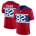 Michael Strahan New York Giants Alternate Vapor F.U.S.E. Retired Player Limited Jersey - Century Red | Stitched Football Jersey TJS2311