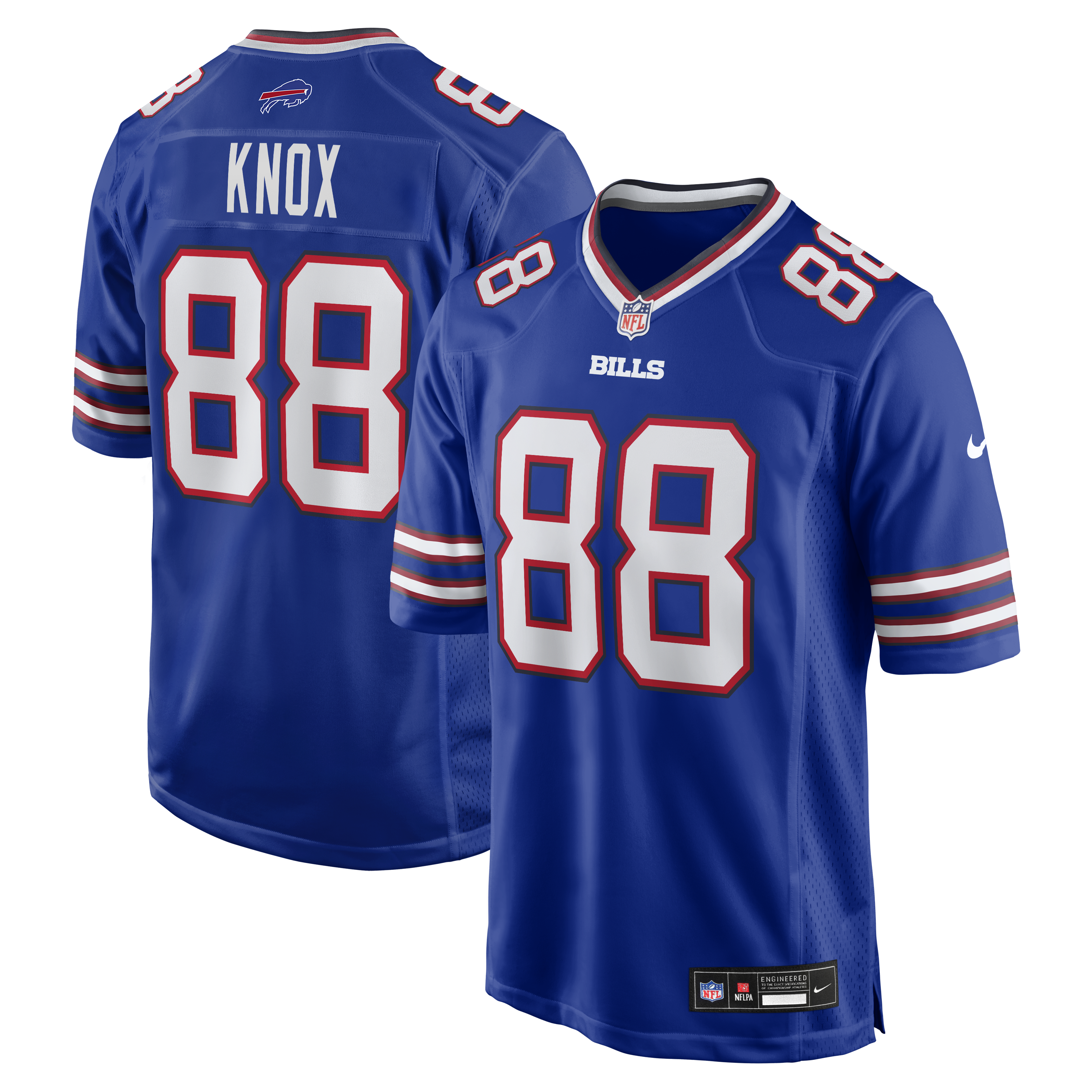 Dawson Knox Buffalo Bills Game Player Jersey - Royal | Stitched Football Jersey TJS2512