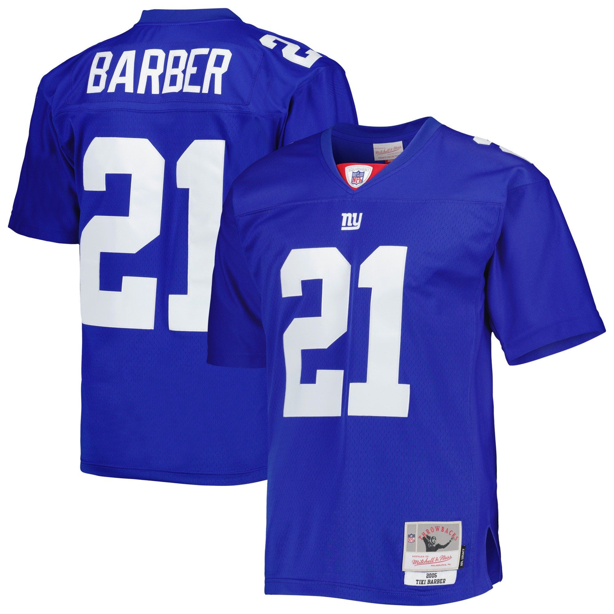 Tiki Barber New York Giants M & N Legacy Replica Jersey - Royal | Stitched Football Jersey TJS2517