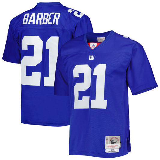 Tiki Barber New York Giants M & N Legacy Replica Jersey - Royal | Stitched Football Jersey TJS2517