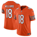 Caleb Williams Chicago Bears Vapor F.U.S.E. Limited Jersey - Orange | Stitched Football Jersey TJS2572