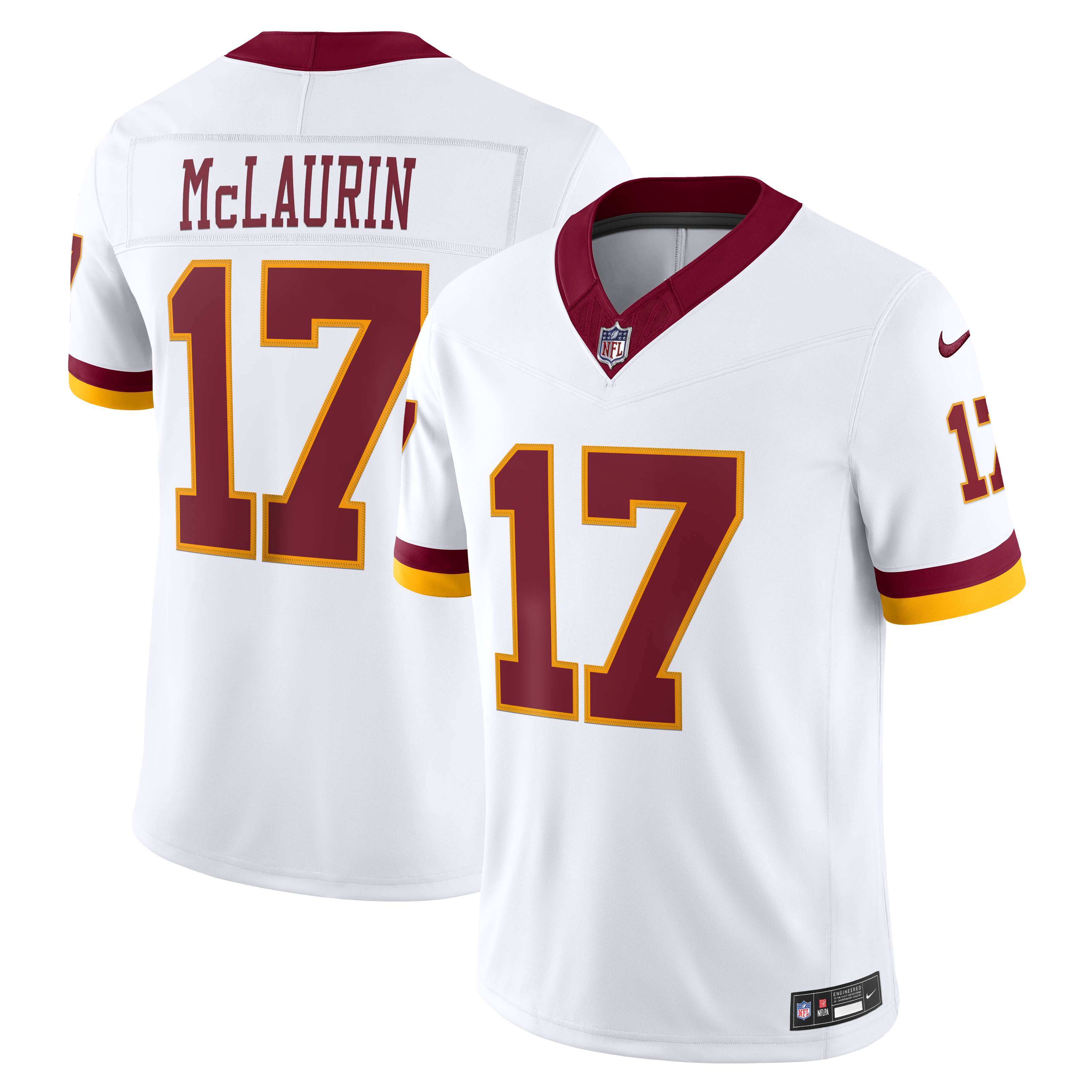 Terry McLaurin Washington Commanders Vapor F.U.S.E. Stitched Limited Jersey - White | Stitched Football Jersey TJS2511
