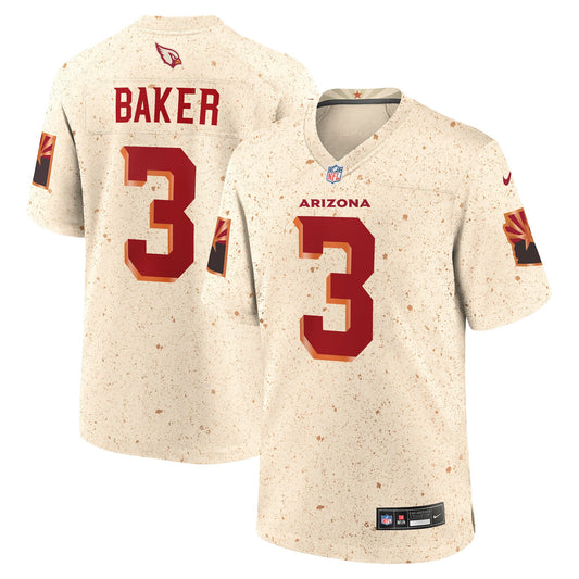 Budda Baker Arizona Cardinals 2025 Rivalries Collection Game Jersey - Natural | Stitched Football Jersey TJS2573