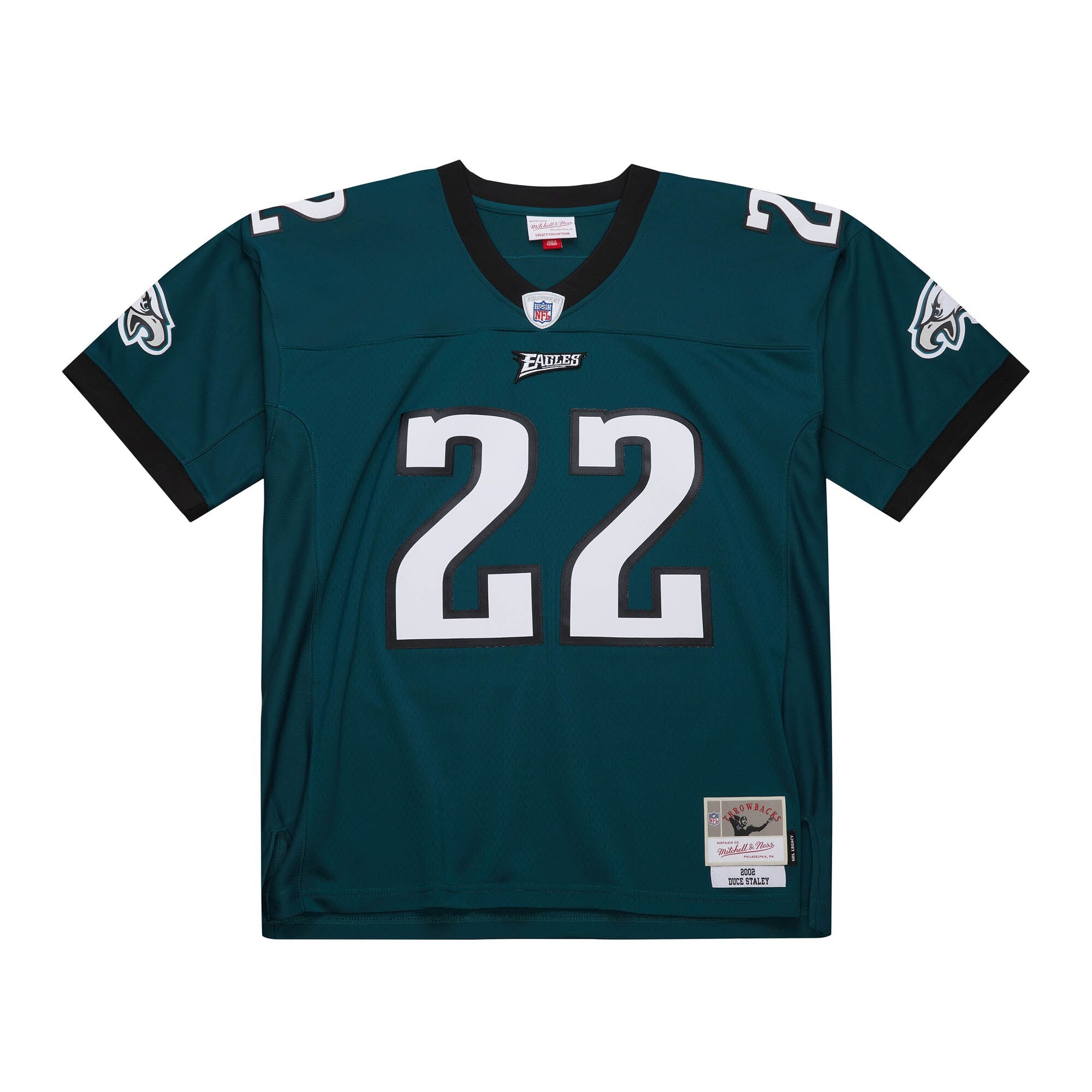 Duce Staley Philadelphia Eagles M & N 2002 Legacy Replica Jersey - Midnight Green | Stitched Football Jersey TJS2550
