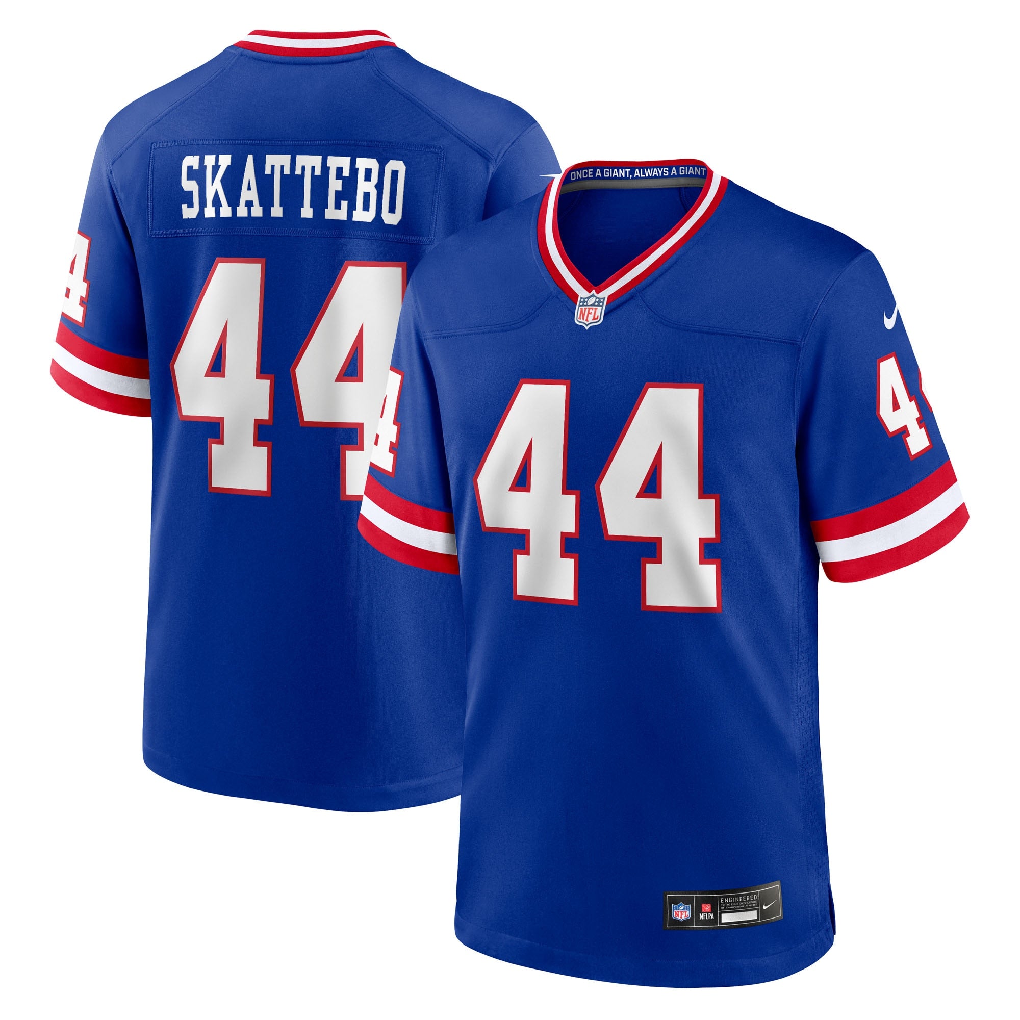 Cam Skattebo New York Giants Alternate 2 Legacy Game Jersey - Royal | Stitched Football Jersey TJS2594