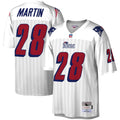 Curtis Martin New England Patriots M & N Legacy Replica Jersey - White | Stitched Football Jersey TJS2579