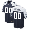 Dallas Cowboys Alternate Custom Game Jersey - Navy | Stitched Football Jersey TJS2566