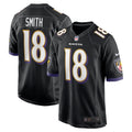 Roquan Smith Baltimore Ravens Alternate Game Jersey - Black | Stitched Football Jersey TJS2527