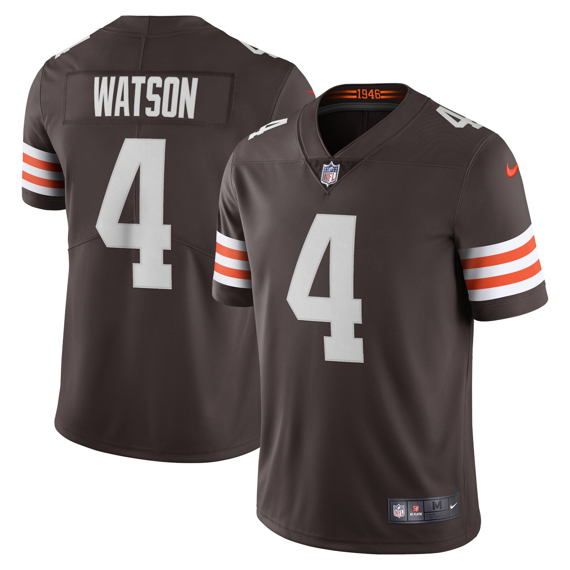 Deshaun Watson Cleveland Browns Men's Vapor Limited Jersey - Brown | Stitched Football Jersey TJS2510