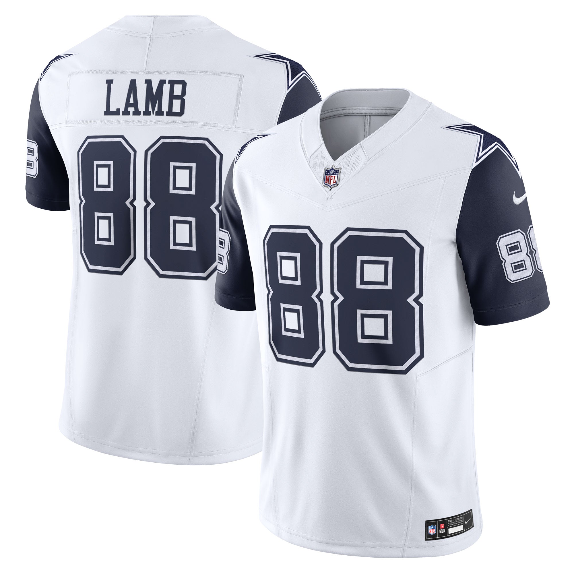 CeeDee Lamb Dallas Cowboys Vapor F.U.S.E. Limited Jersey - White | Stitched Football Jersey TJS2553