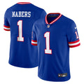Malik Nabers New York Giants Alternate 2 Legacy Vapor Untouchable Limited Jersey - Royal | Stitched Football Jersey TJS2570