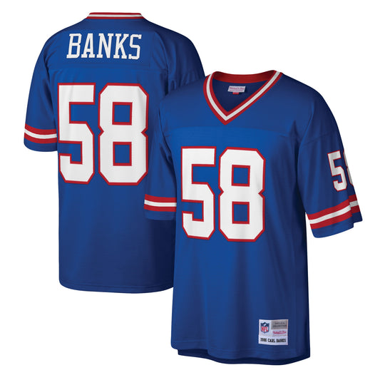 Carl Banks New York Giants M & N Legacy Replica Jersey - Royal | Stitched Football Jersey TJS2504