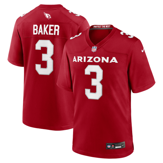 Budda Baker Arizona Cardinals Game Player Jersey - Cardinal | Stitched Football Jersey TJS2555