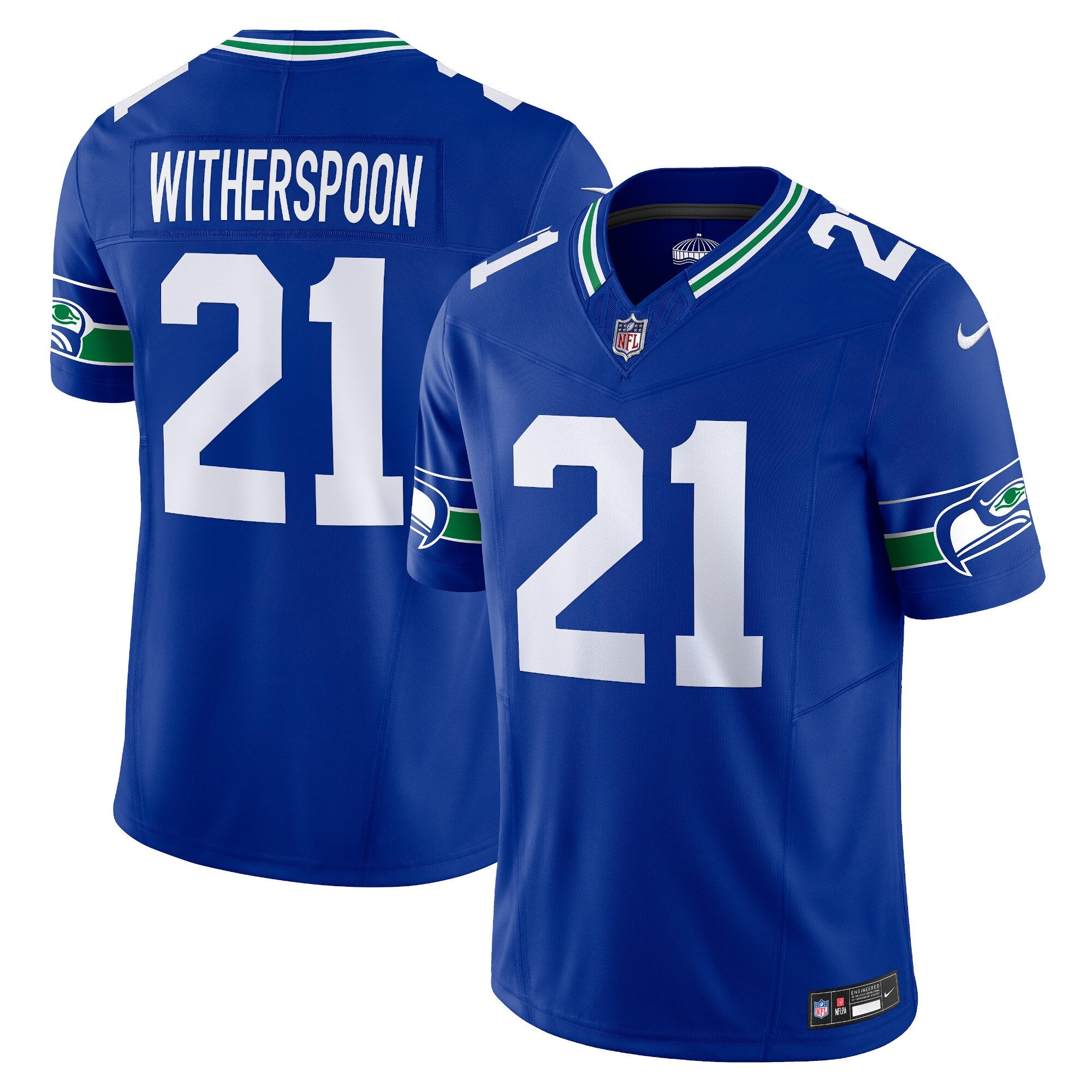 Devon Witherspoon Seattle Seahawks Alternate Vapor F.U.S.E. Limited Jersey - Royal | Stitched Football Jersey TJS2581