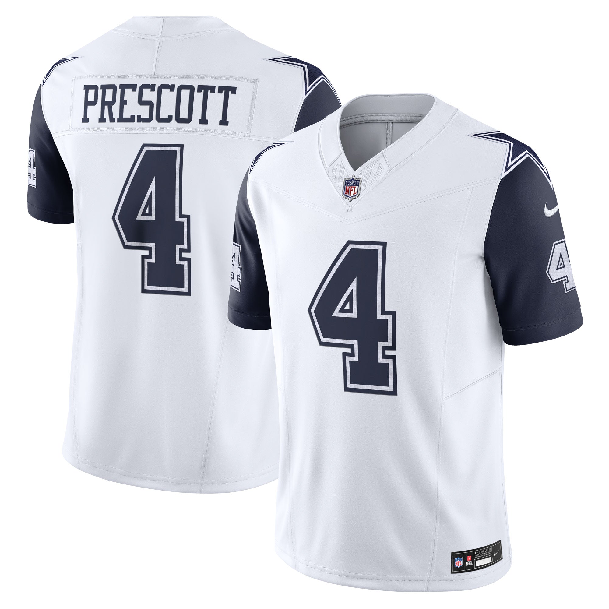 Dak Prescott Dallas Cowboys Vapor F.U.S.E. Limited Jersey - White | Stitched Football Jersey TJS2551