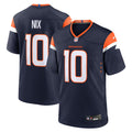 Bo Nix Denver Broncos Alternate Game Jersey - Navy | Stitched Football Jersey TJS2574