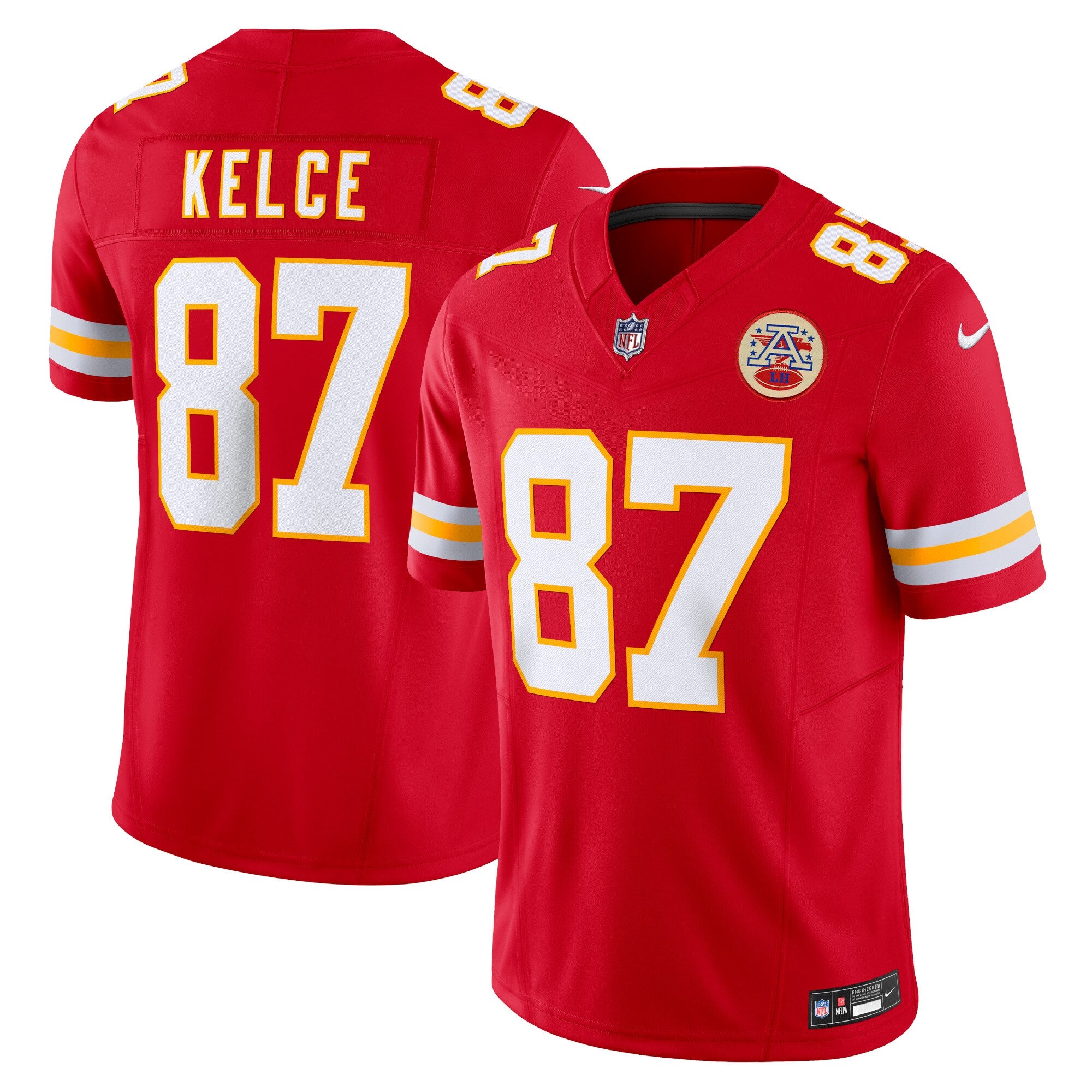 Travis Kelce Kansas City Chiefs Vapor F.U.S.E. Limited Jersey - Red | Stitched Football Jersey TJS2557