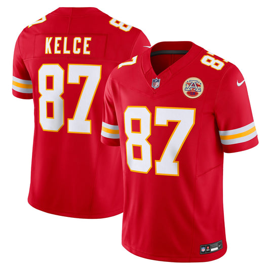 Travis Kelce Kansas City Chiefs Vapor F.U.S.E. Limited Jersey - Red | Stitched Football Jersey TJS2557
