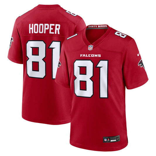 Austin Hooper Atlanta Falcons Team Game Jersey - Red | Stitched Football Jersey TJS2584
