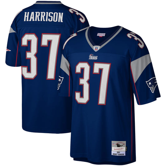 Rodney Harrison New England Patriots M & N Legacy Replica Jersey - Navy | Stitched Football Jersey TJS2549
