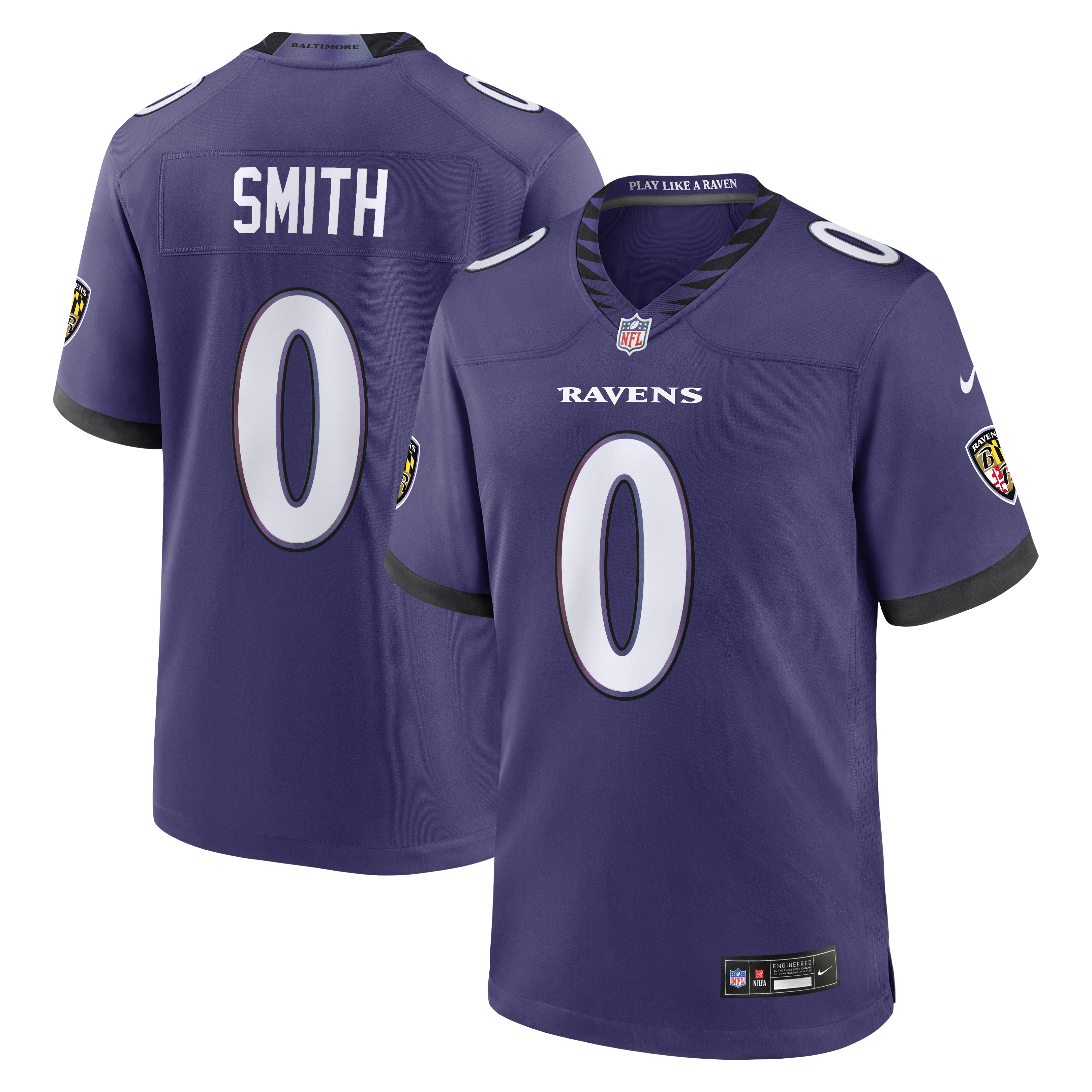 Roquan Smith Baltimore Ravens Team Game Jersey - Purple | Stitched Football Jersey TJS2582