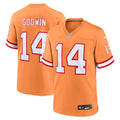 Chris Godwin Tampa Bay Buccaneers Throwback Game Jersey - Orange | Stitched Football Jersey TJS2548
