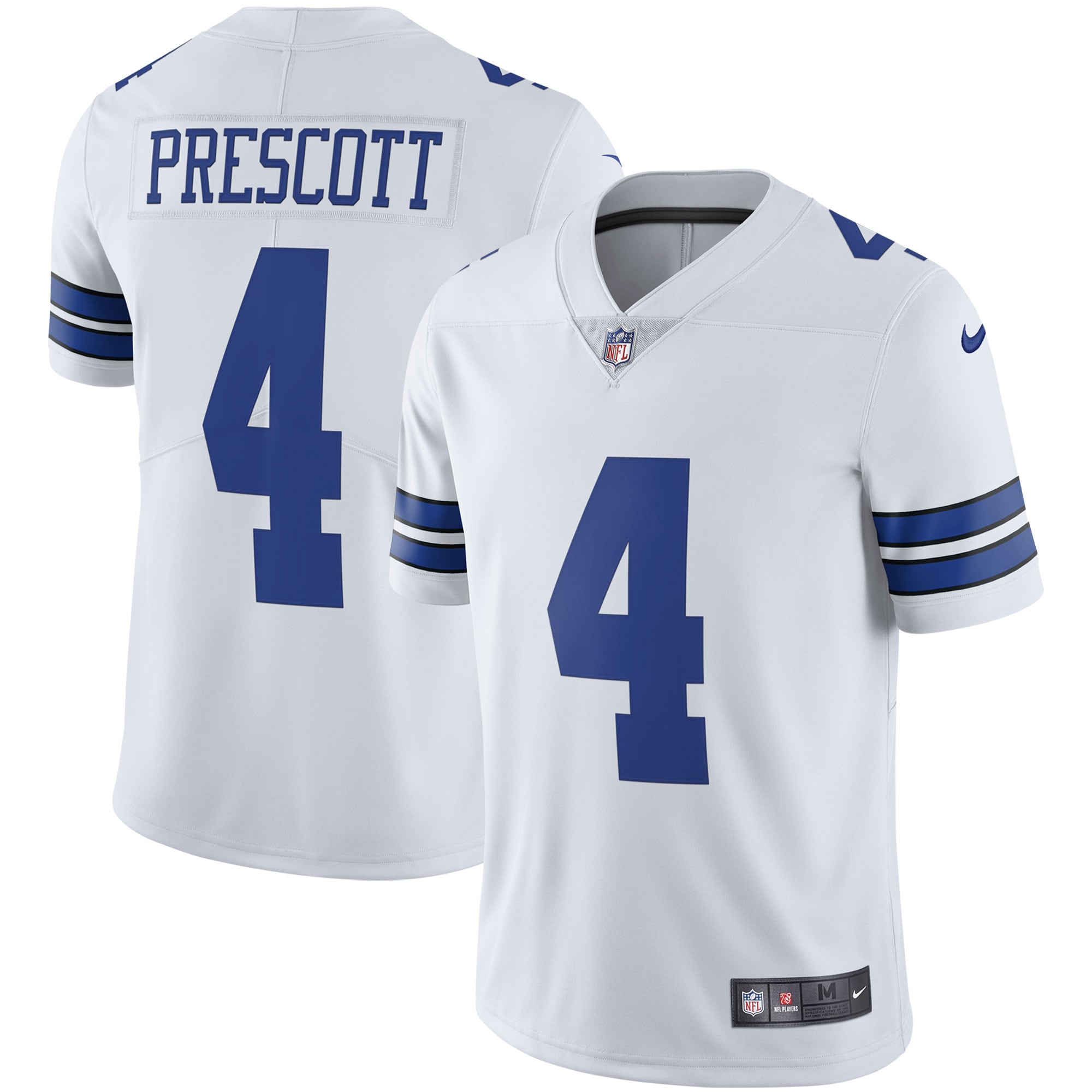 Dak Prescott Dallas Cowboys Vapor Limited Player Jersey - White | Stitched Football Jersey TJS2506