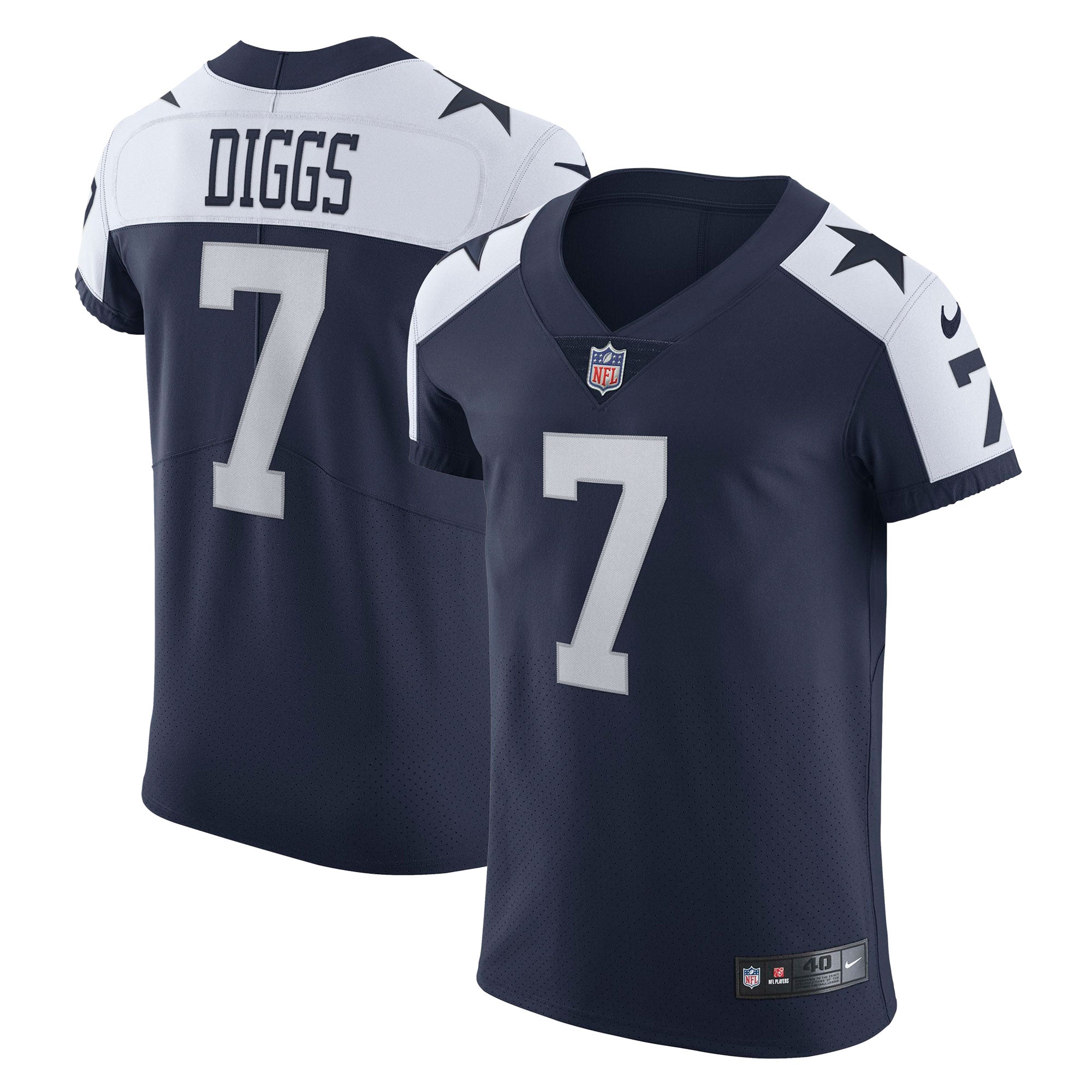 Trevon Diggs Dallas Cowboys Alternate Vapor Elite Jersey - Navy | Stitched Football Jersey TJS2528