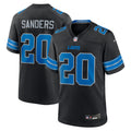 Barry Sanders Detroit Lions 2nd Alternate Retired Player Game Jersey - Black | Stitched Football Jersey TJS2533