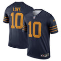 Jordan Love Green Bay Packers The 1923 Classic Legend Player Dri-FIT Top - Navy | Stitched Football Jersey TJS2770