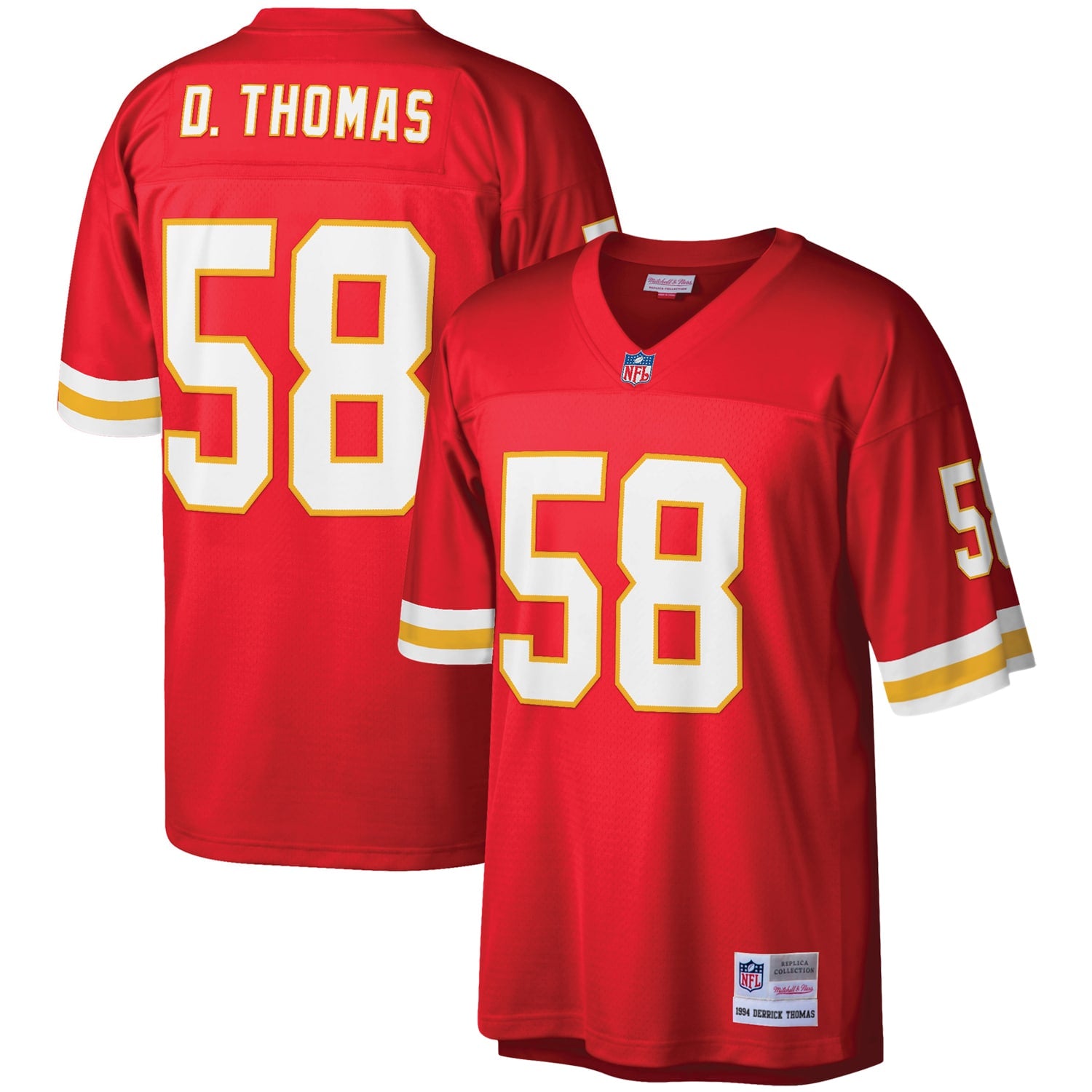 Derrick Thomas Kansas City Chiefs M & N Legacy Replica Jersey - Red | Stitched Football Jersey TJS2652