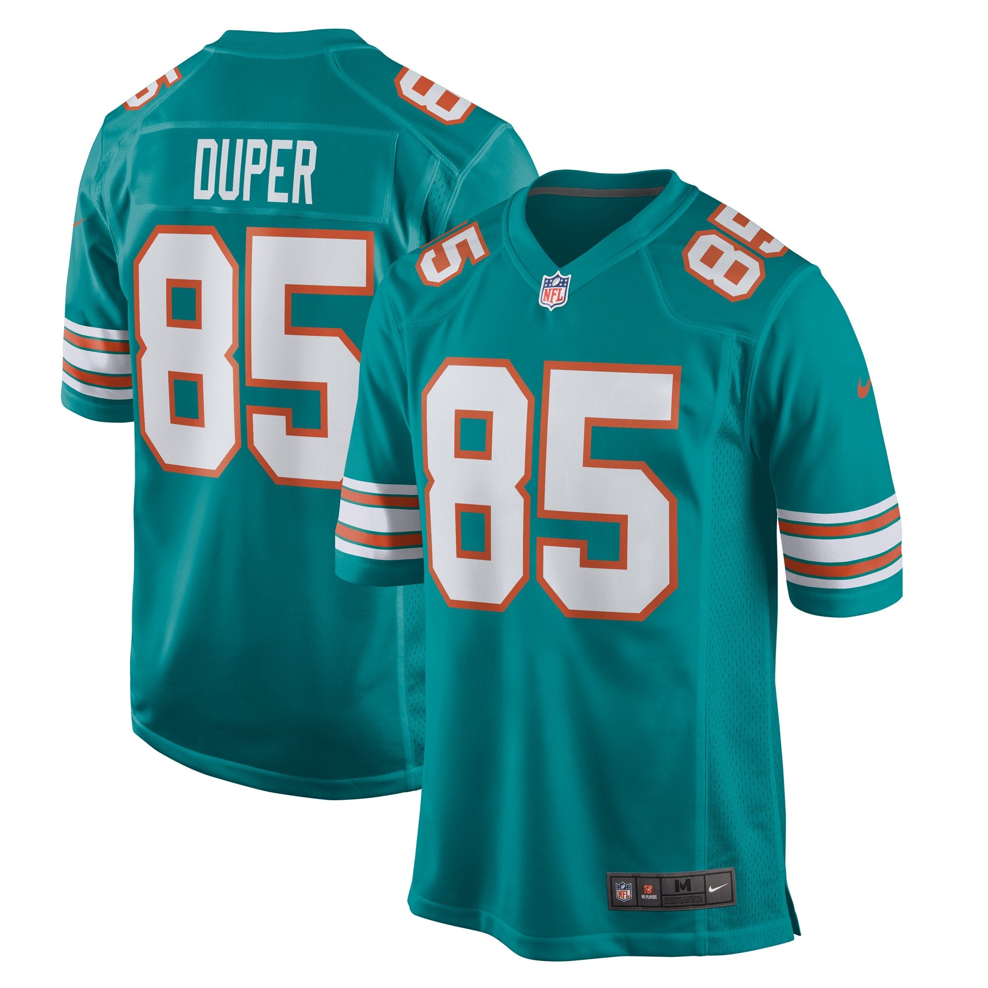 Mark Duper Miami Dolphins Retired Player Jersey - Aqua | Stitched Football Jersey TJS2717