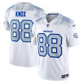 Dawson Knox Buffalo Bills 2025 Rivalries Collection Stitched Limited Jersey - White | Stitched Football Jersey TJS2688