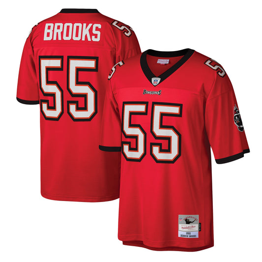 Derrick Brooks Tampa Bay Buccaneers M & N Legacy Replica Jersey - Red | Stitched Football Jersey TJS2702