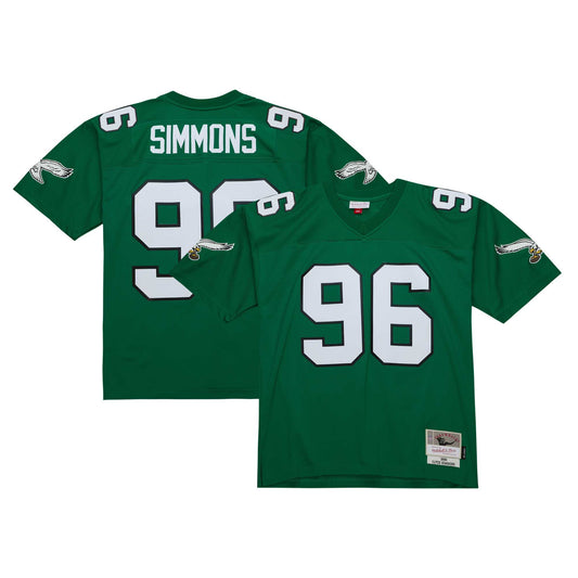Clyde Simmons Philadelphia Eagles M & N Legacy Replica Jersey - Kelly Green | Stitched Football Jersey TJS2630