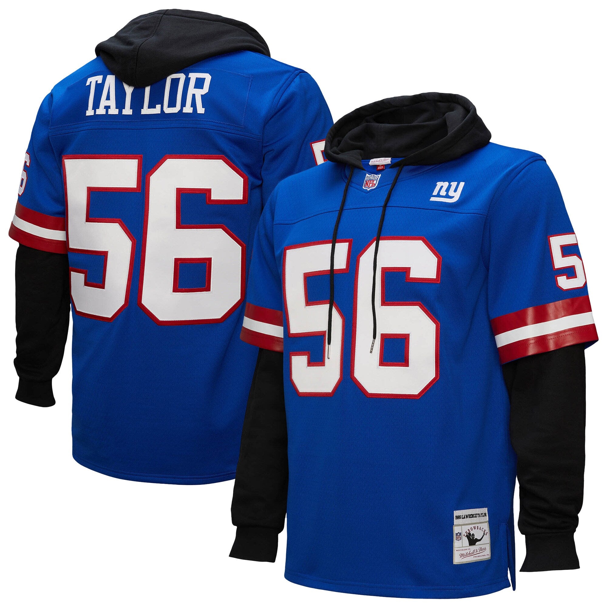 Lawrence Taylor New York Giants M & N Player Name & Number Hoodie Legacy Jersey - Royal | Stitched Football Jersey TJS2783