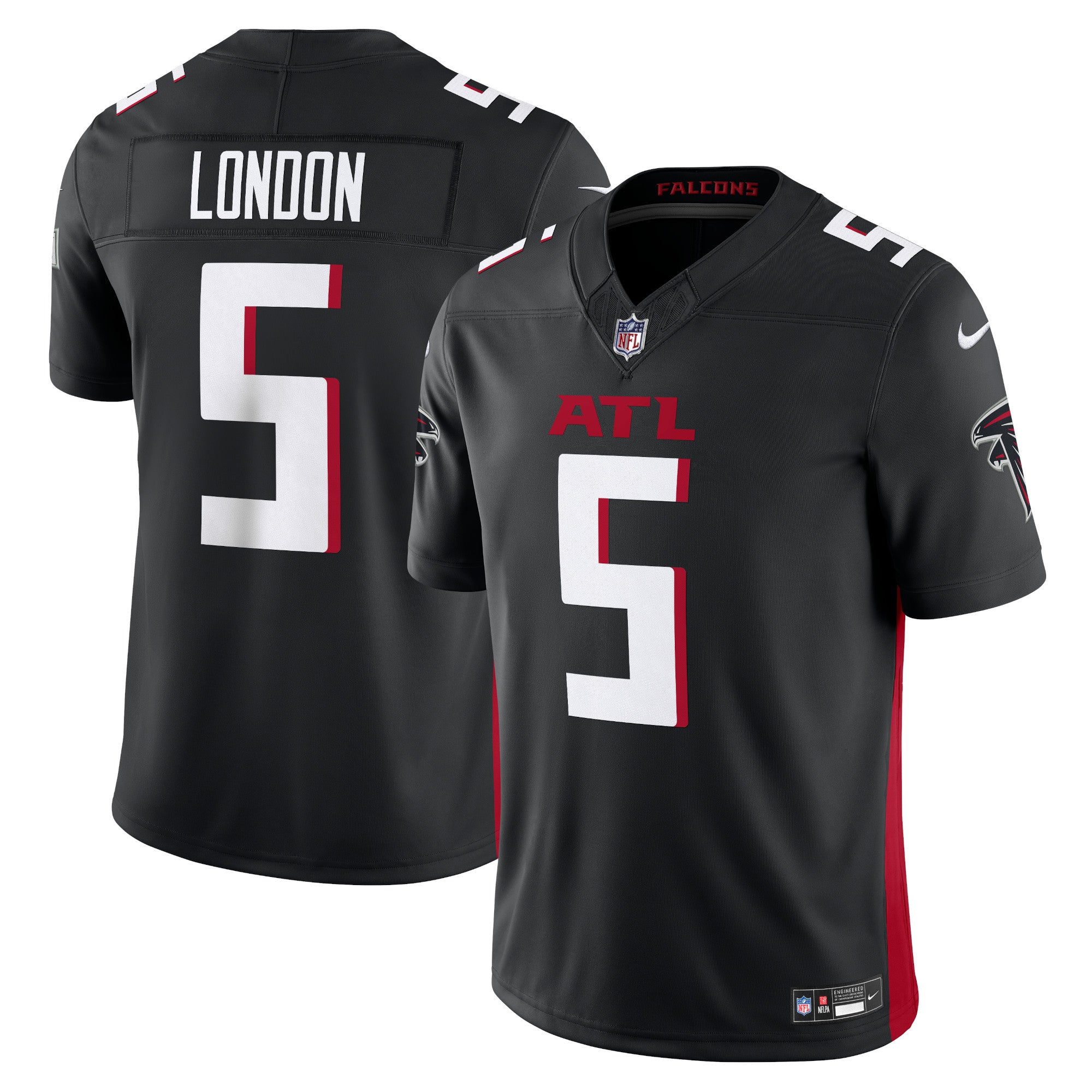 Drake London Atlanta Falcons Vapor F.U.S.E. Limited Jersey - Black | Stitched Football Jersey TJS2608
