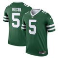 Garrett Wilson New York Jets Legend Player Performance Top - Green | Stitched Football Jersey TJS2772