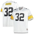 Franco Harris Pittsburgh Steelers M & N Big & Tall 1976 Retired Player Replica Jersey - White | Stitched Football Jersey TJS2740
