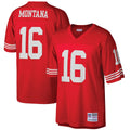 Joe Montana San Francisco 49ers M & N Big & Tall 1990 Retired Player Replica Jersey - Scarlet | Stitched Football Jersey TJS2628