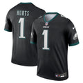 Jalen Hurts Philadelphia Eagles Legend Player Performance Top - Black | Stitched Football Jersey TJS2607
